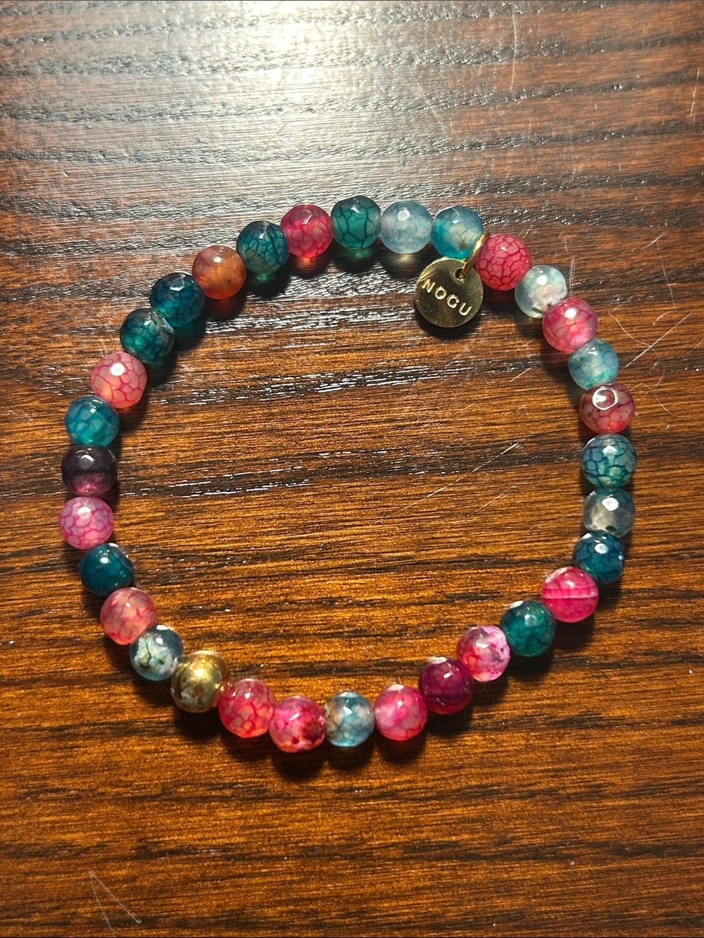 Nogu Multicolor Beaded Stretch Bracelet - Picture 2 of 2